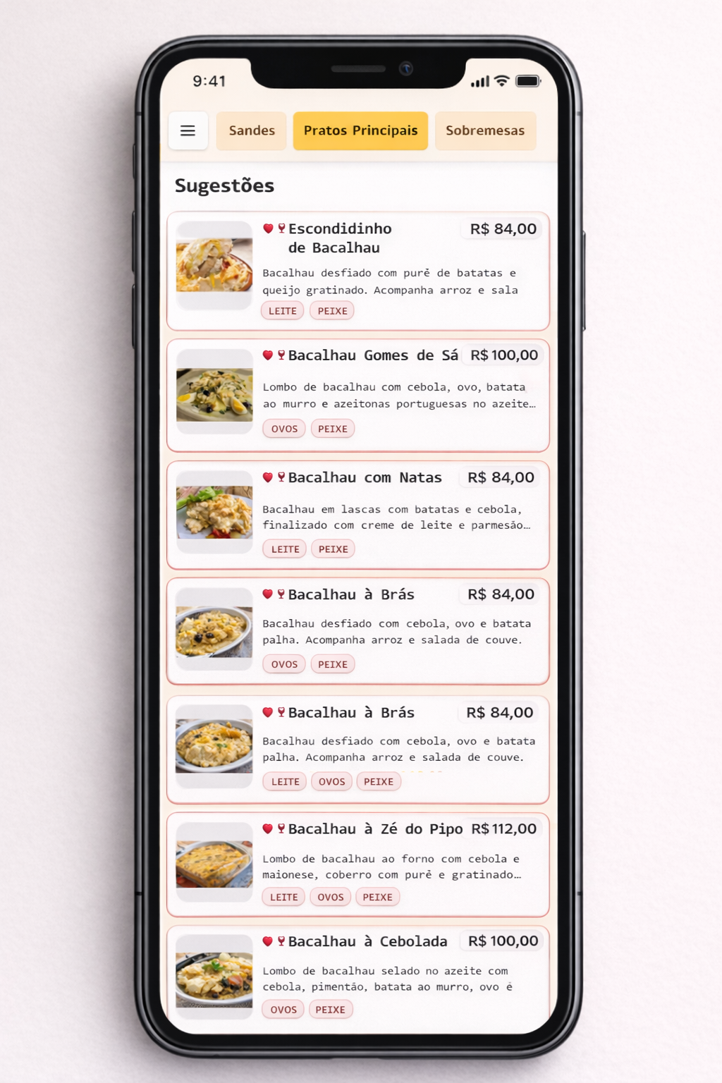 Estilo Lista (mobile)