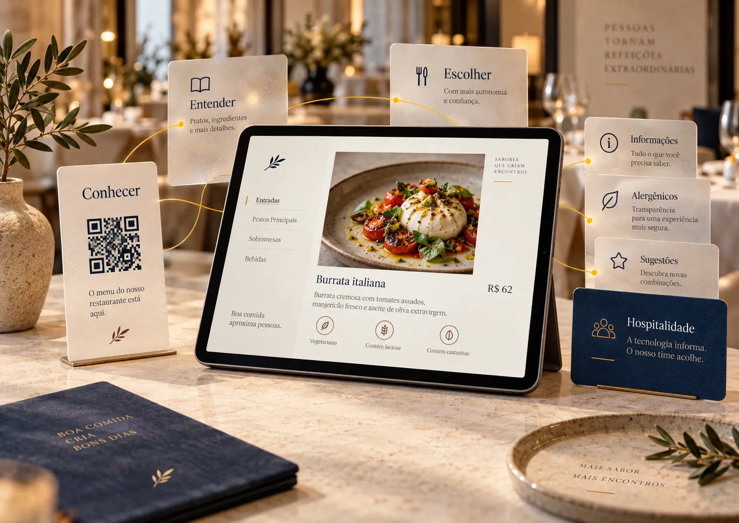 Cardápio digital como parte da experiência e da hospitalidade de um restaurante
